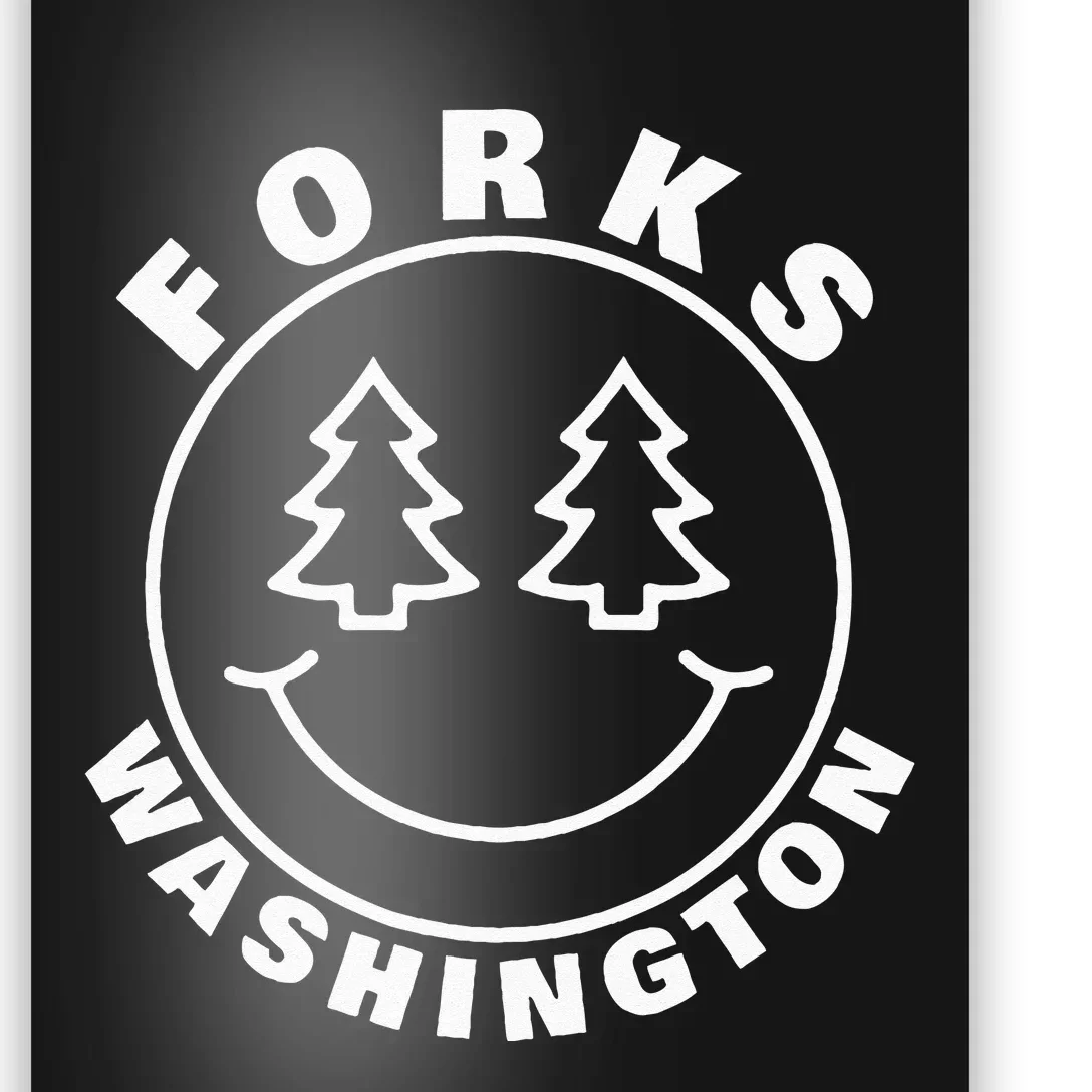 Forks Washington WA Vacation Souvenir Outdoor Poster