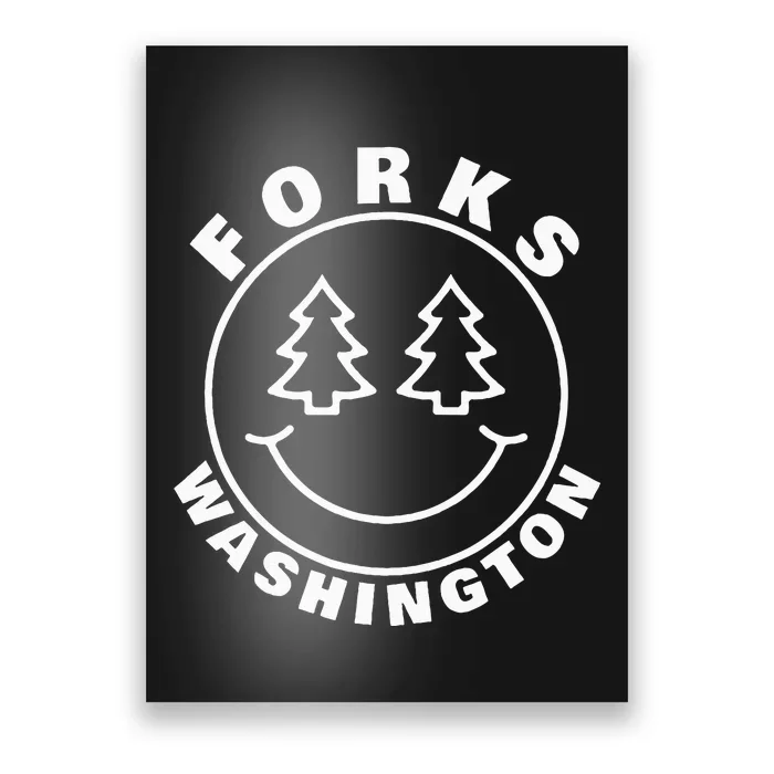 Forks Washington WA Vacation Souvenir Outdoor Poster