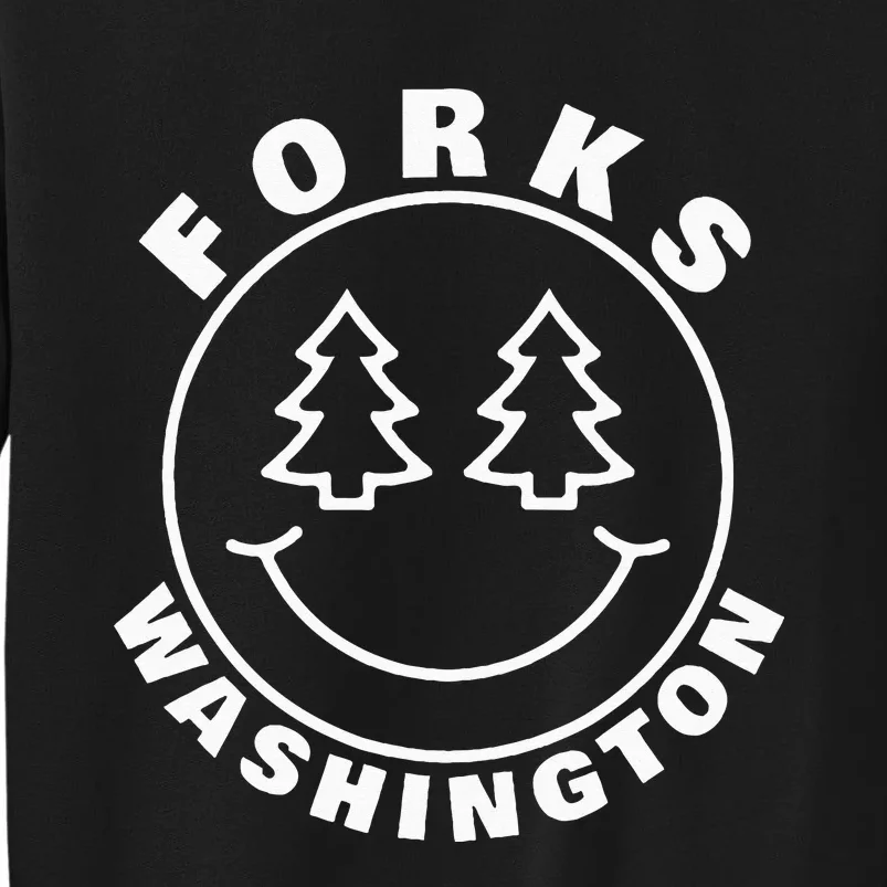 Forks Washington WA Vacation Souvenir Outdoor Tall Sweatshirt