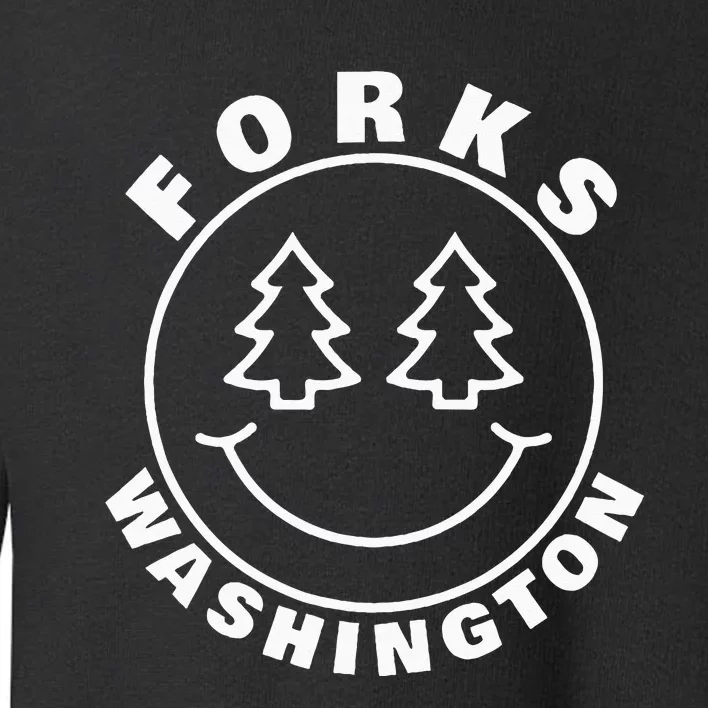 Forks Washington WA Vacation Souvenir Outdoor Toddler Sweatshirt