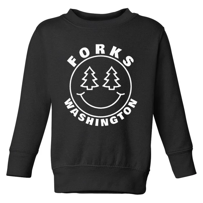 Forks Washington WA Vacation Souvenir Outdoor Toddler Sweatshirt