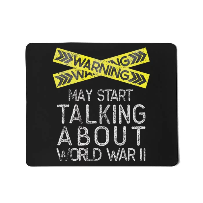 Funny World War Two History Teacher Historian History Mousepad