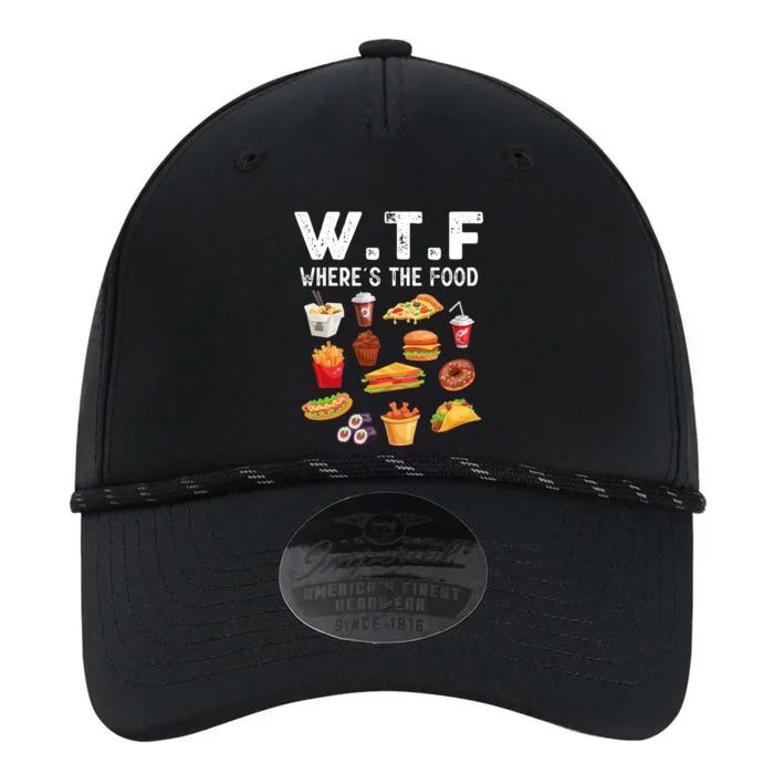 Funny Wtf Wheres The Food Funny Gift Performance The Dyno Cap