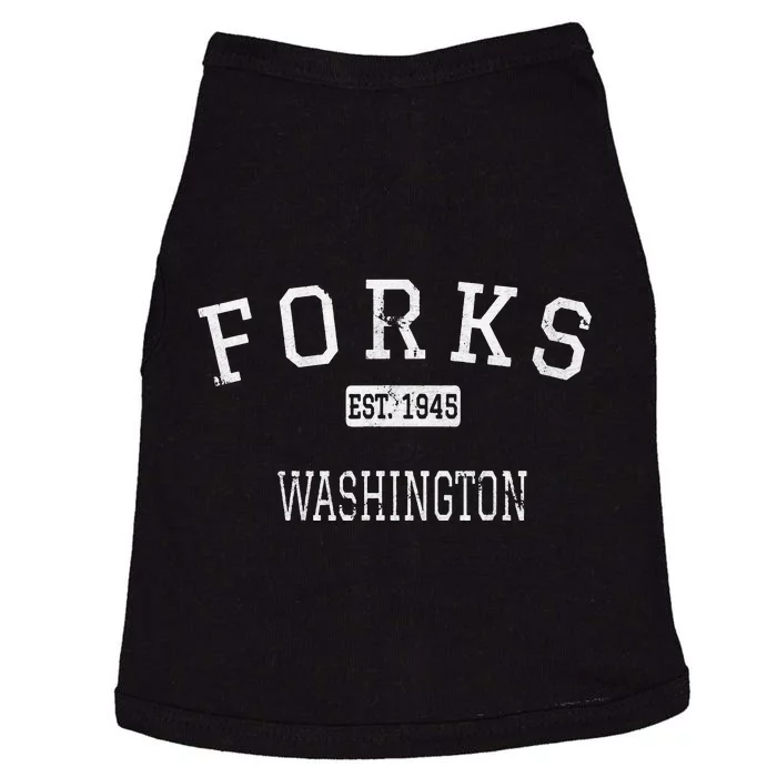 Forks Washington WA Vintage Doggie Tank