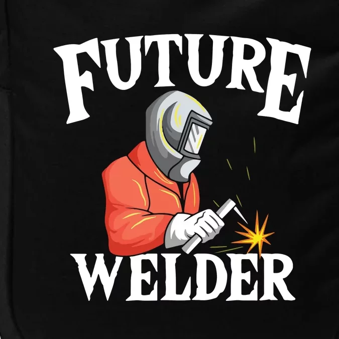 Future Welder Welding Helmet Metal Fabrication Fusing MIG Impact Tech Backpack