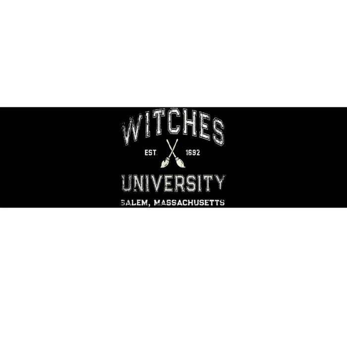 Funny Wiccan WITCHES UNIVERSITY Salem Massachusetts Witch Bumper Sticker