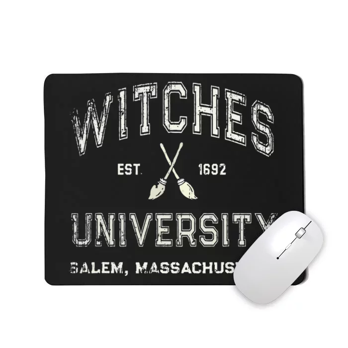 Funny Wiccan WITCHES UNIVERSITY Salem Massachusetts Witch Mousepad