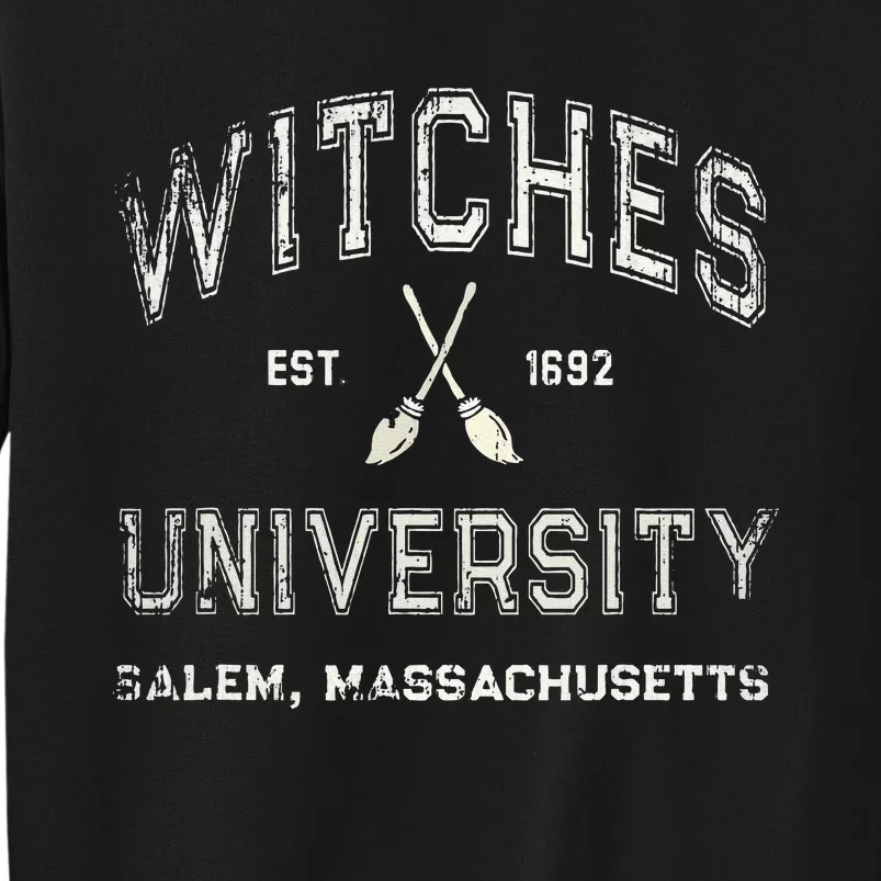 Funny Wiccan WITCHES UNIVERSITY Salem Massachusetts Witch Tall Sweatshirt