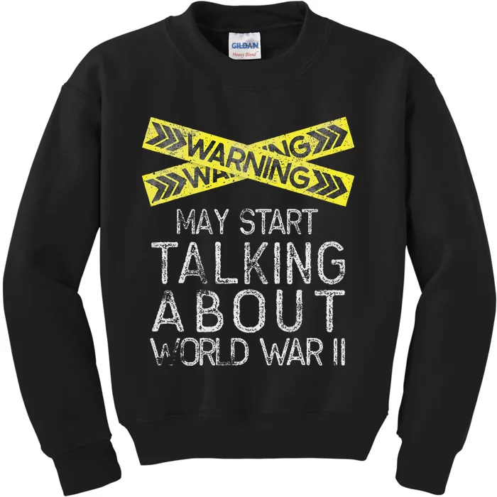 Funny World War Two History Teacher Historian History Kids Sweatshirt