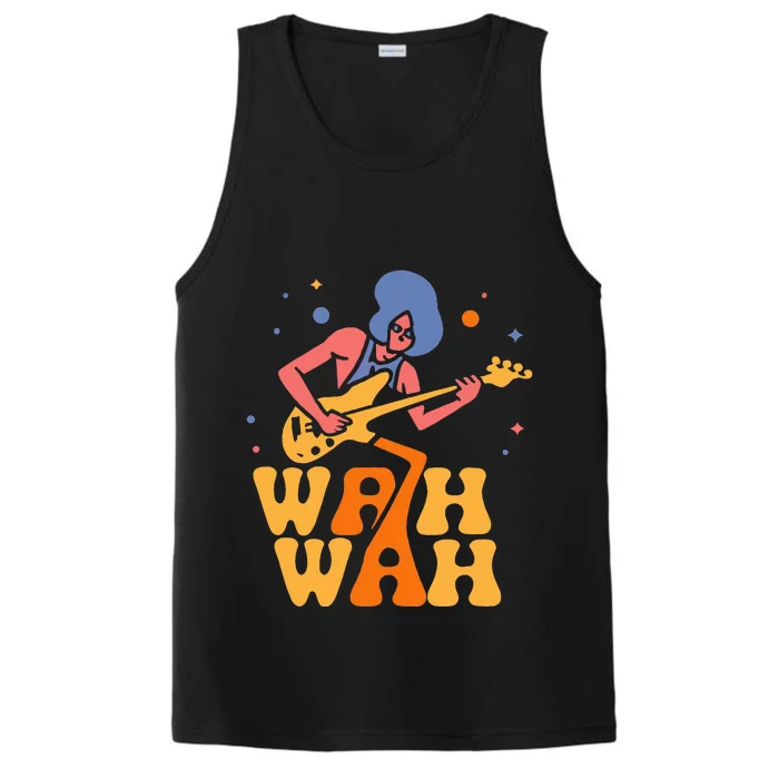 Funky Wah Wah Vintage 1970s Performance Tank