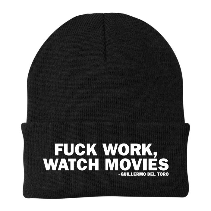 Fuck Work Watch Movies Guillermo Del Toro Knit Cap Winter Beanie