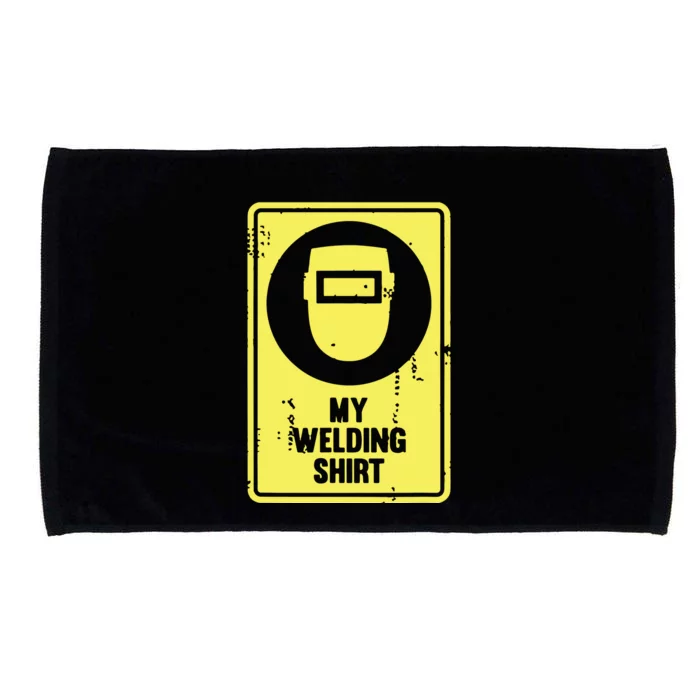 Funny Welder Who Loves Welding Microfiber Hand Towel