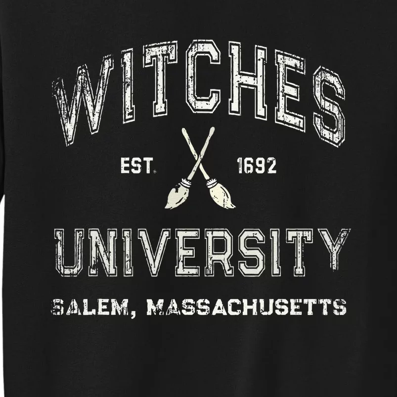 Funny Wiccan WITCHES UNIVERSITY Salem Massachusetts Witch Tall Sweatshirt