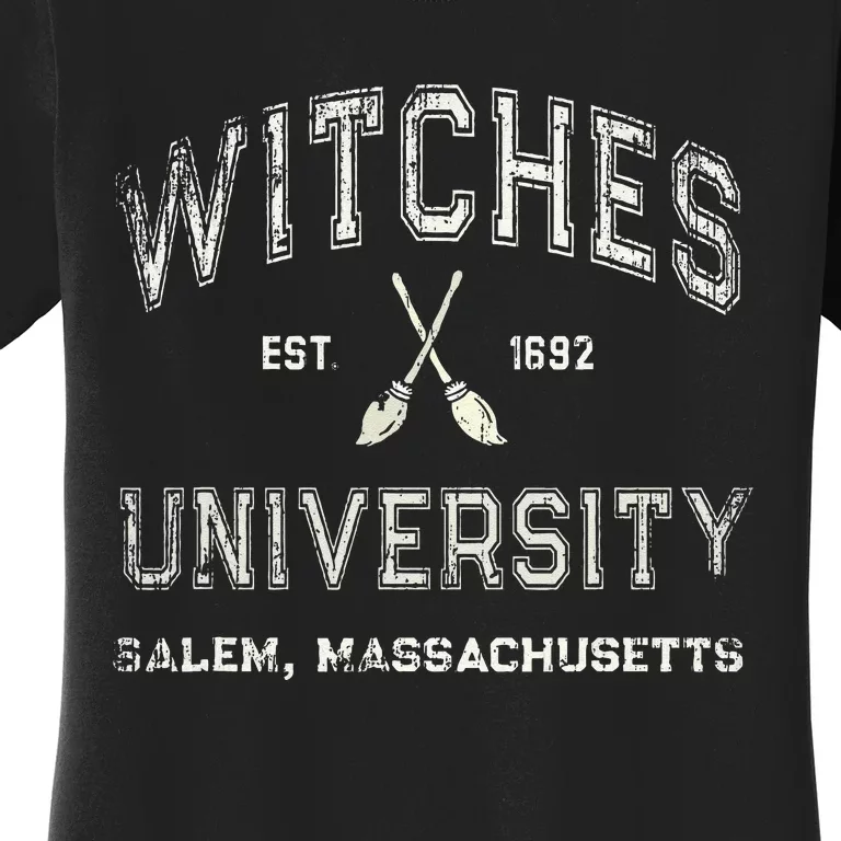 Funny Wiccan WITCHES UNIVERSITY Salem Massachusetts Witch Women's T-Shirt