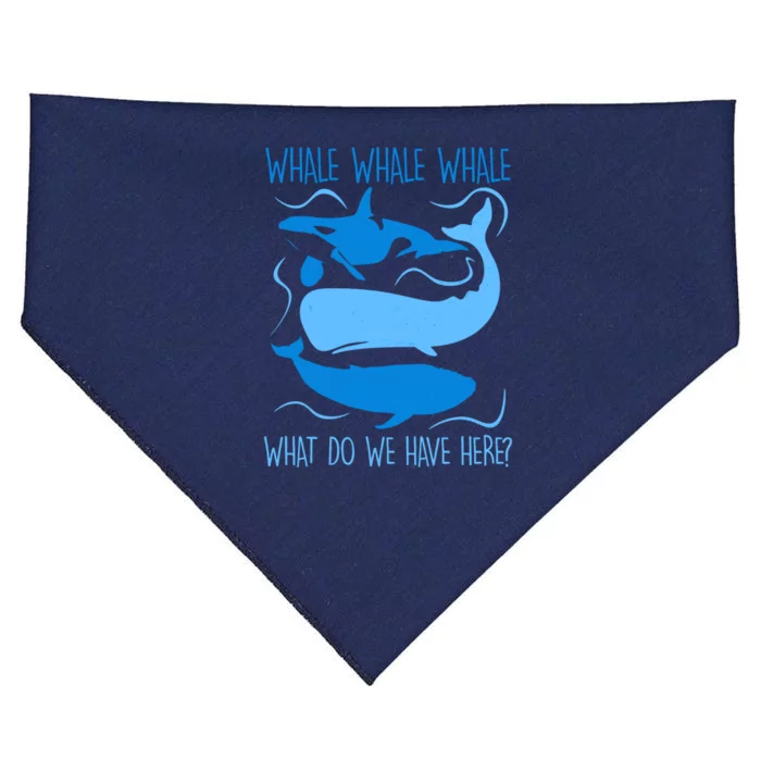 Funny Whale Whale Whale What Do We Have Here? USA-Made Doggie Bandana