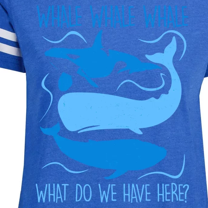 Funny Whale Whale Whale What Do We Have Here? Enza Ladies Jersey Football T-Shirt