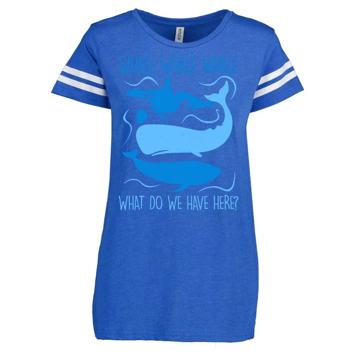 Funny Whale Whale Whale What Do We Have Here? Enza Ladies Jersey Football T-Shirt