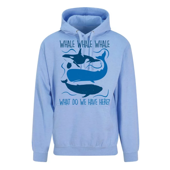 Funny Whale Whale Whale What Do We Have Here? Unisex Surf Hoodie