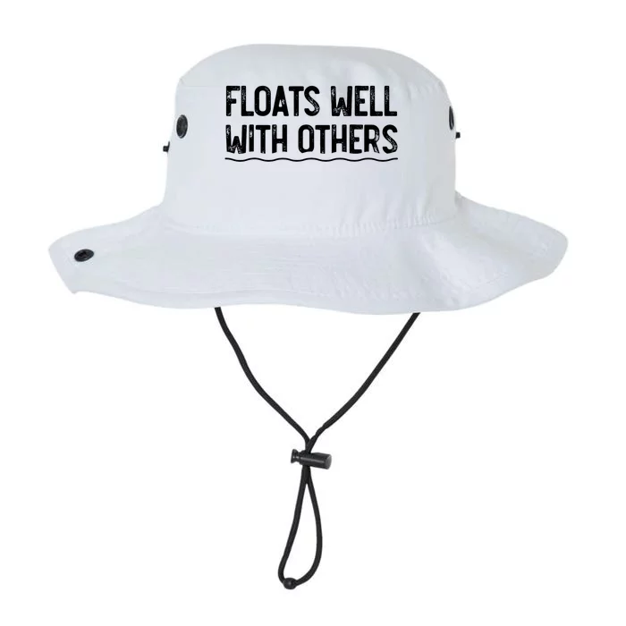 Floats Well With Others Funny Summer Joke Legacy Cool Fit Booney Bucket Hat