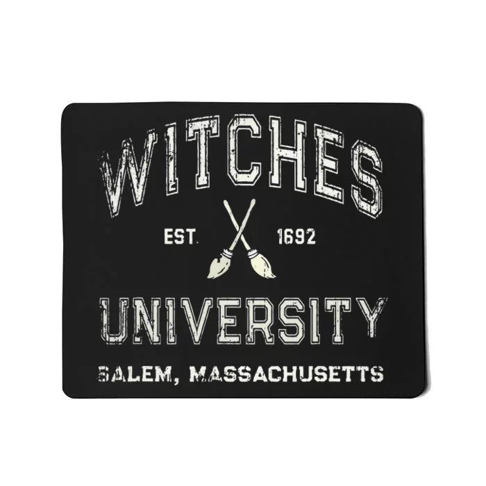 Funny Wiccan WITCHES UNIVERSITY Salem Massachusetts Witch Mousepad