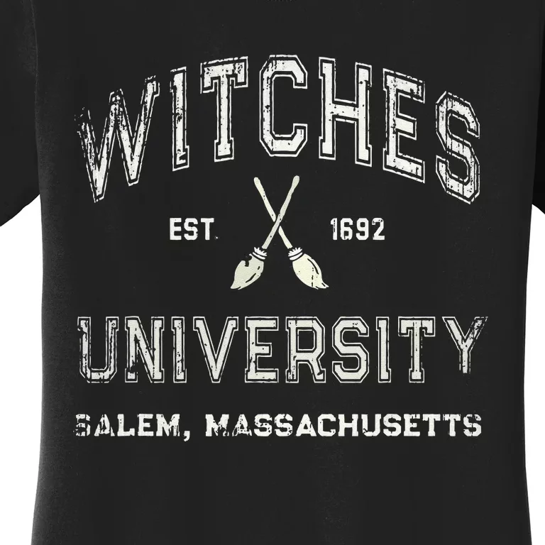 Funny Wiccan WITCHES UNIVERSITY Salem Massachusetts Witch Women's T-Shirt