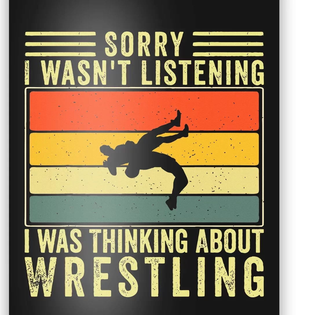 Funny Wrestling Wrestler Design Wrestle Poster