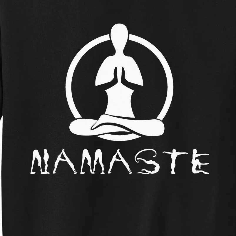 funny Workout Yoga Namaste Yoga Tall Sweatshirt