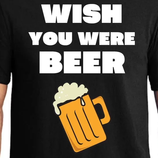 Funny Wish You Were Beer Pajama Set