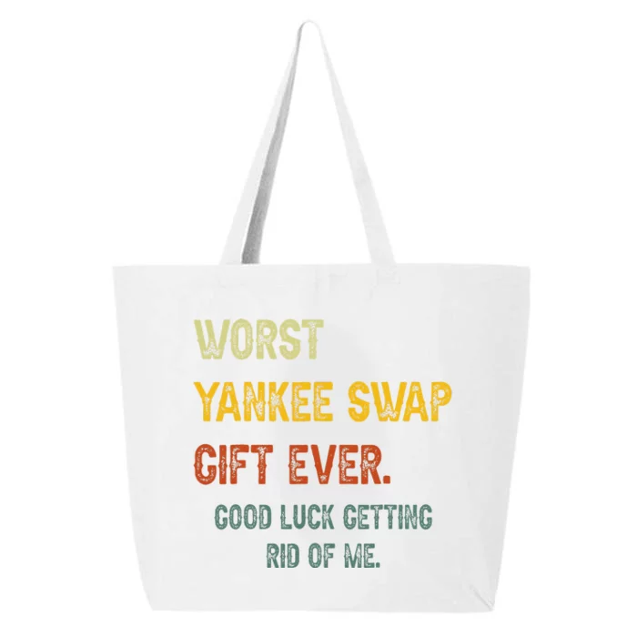 Funny Worst Yankee Swap Gift Ever Vintage Quotes 25L Jumbo Tote