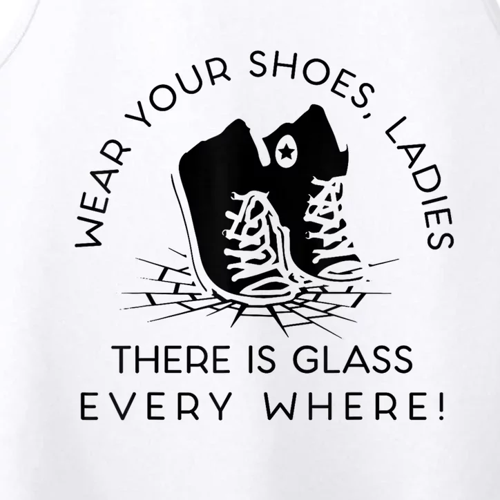 Funny Wear Your Shoes Kamala Harris For Women Glass Ceiling Fe Gift Performance Tank