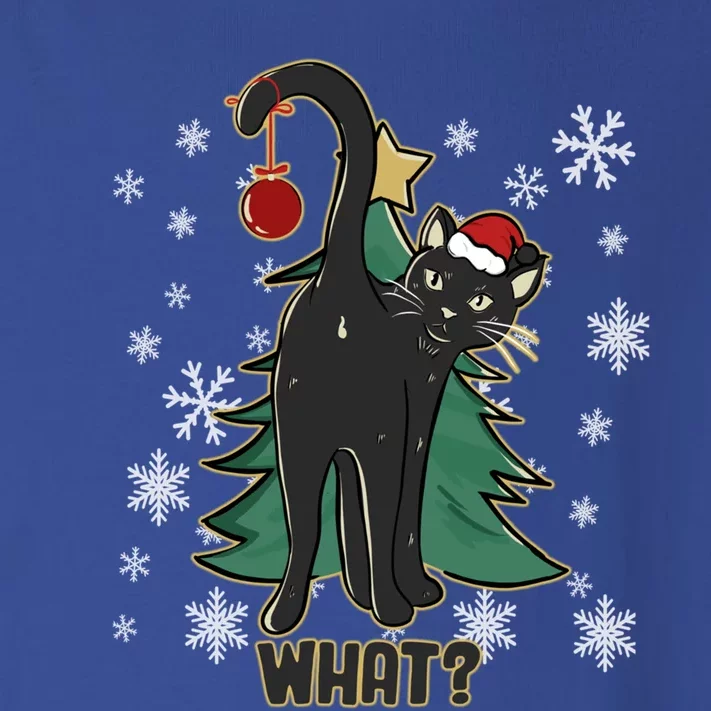 Funny Xmas Black Cat Christmas Lights Cat Lover Toddler Long Sleeve Shirt