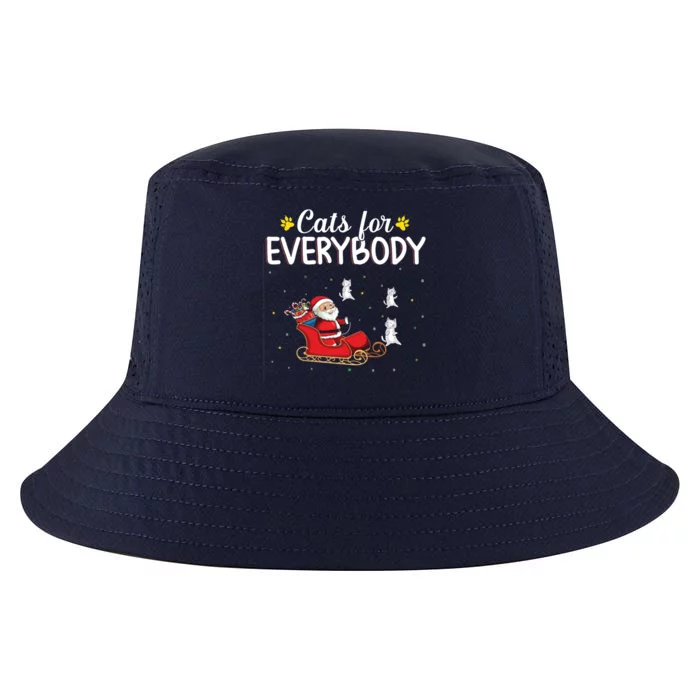 Funny Xmas Cats For Everybody Christmas Cat Gift Cool Comfort Performance Bucket Hat