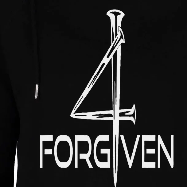 FORGIVEN x Christian Womens Funnel Neck Pullover Hood