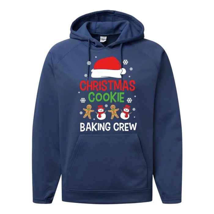 Family Xmas Christmas Cookie Baking Crew Meaningful Gift Performance Fleece Hoodie