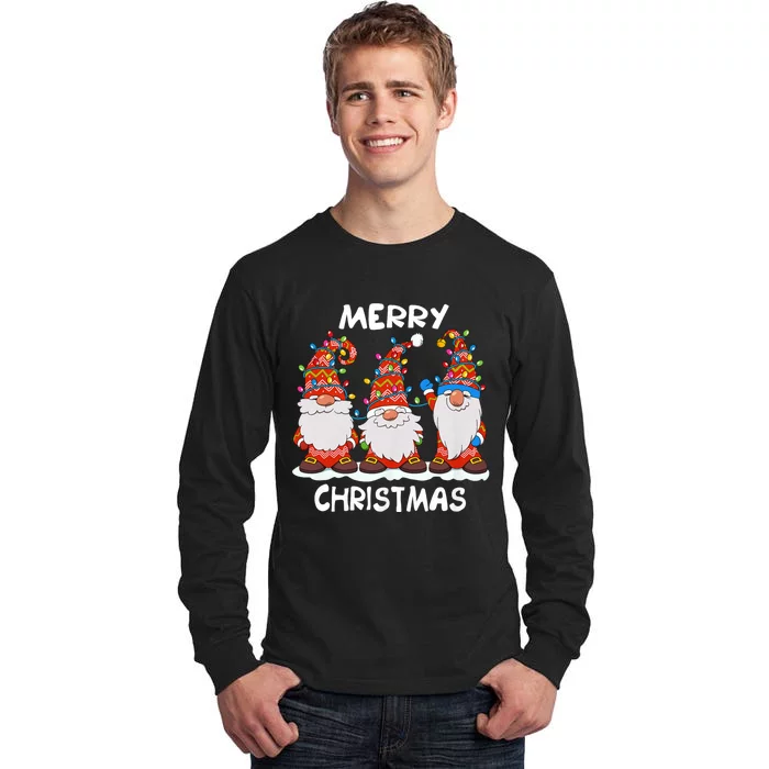 Funny Xmas Gnomes Merry Christmas Family Tall Long Sleeve T-Shirt