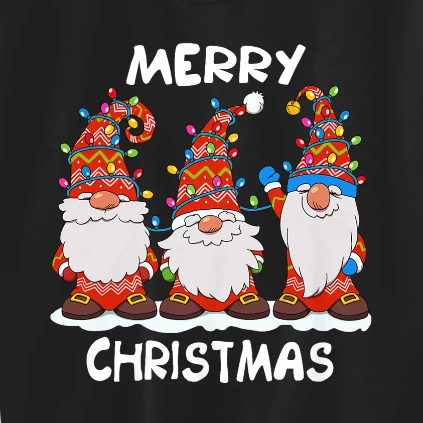 Funny Xmas Gnomes Merry Christmas Family Kids Sweatshirt