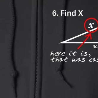 Find X Here It Is That Was Easy Full Zip Hoodie