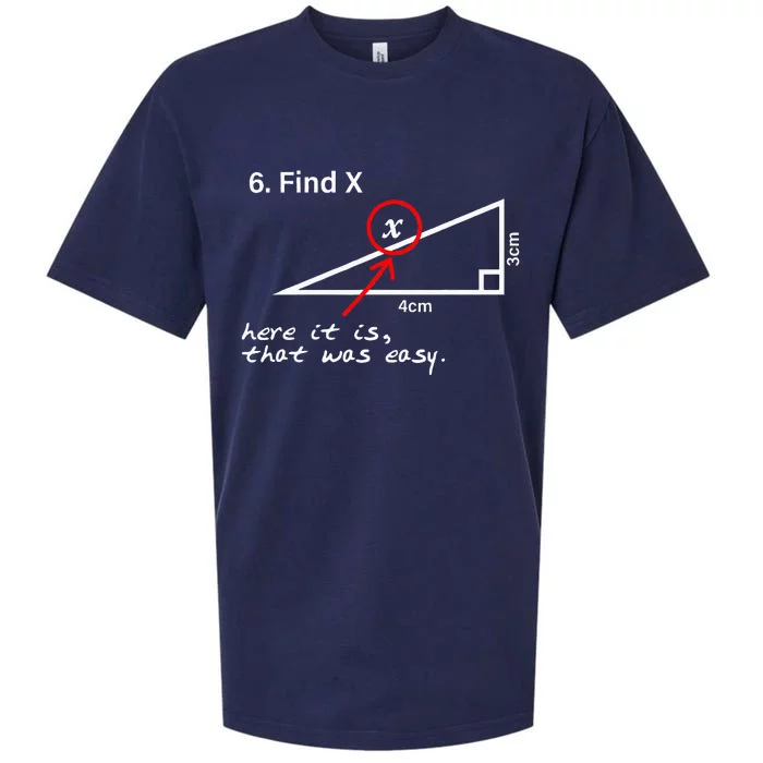 Find X Here It Is That Was Easy Sueded Cloud Jersey T-Shirt