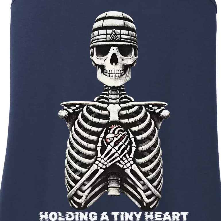 Funny Xray Halloween Costume Rib Cage Skeleton Dog Heart Ladies Essential Tank