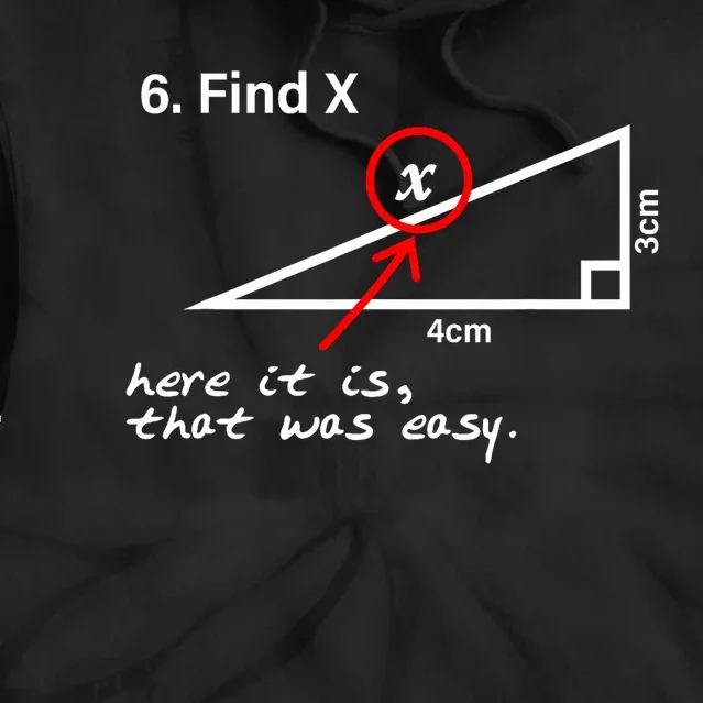 Find X Here It Is That Was Easy Tie Dye Hoodie