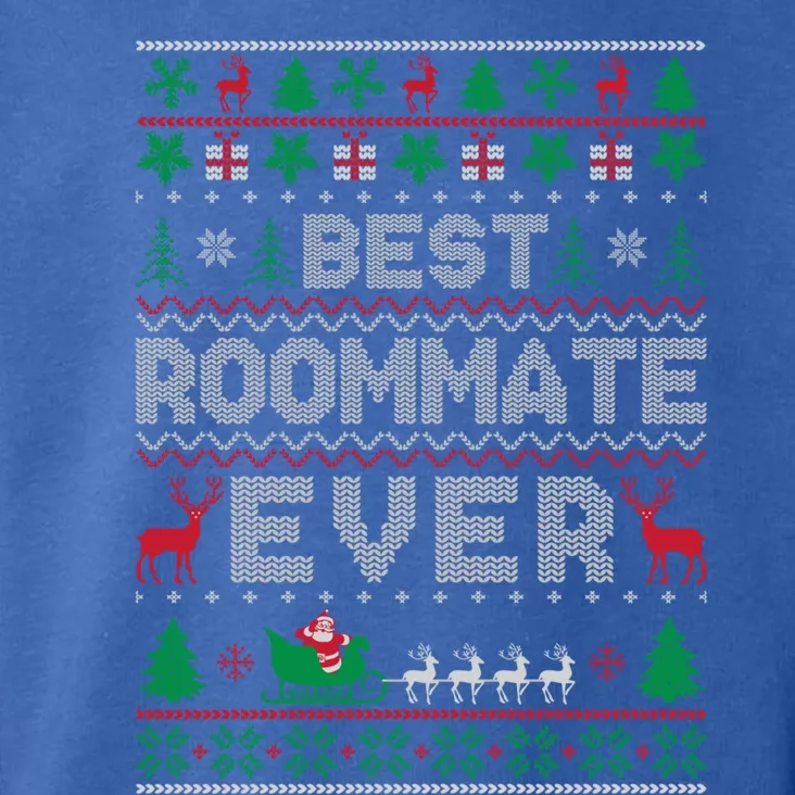 Funny Xmas Holiday Best Roommate Ever Ugly Christmas Sweater Gift Toddler Hoodie