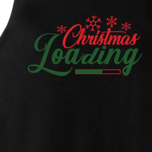 Funny Xmas Is Coming Santa Claus Stocking Stuffer Christmas Gift Ladies Tri-Blend Wicking Tank