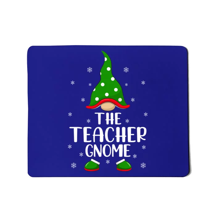 Funny Xmas Lighting Teacher Christmas The Teacher Gnome Gift Mousepad