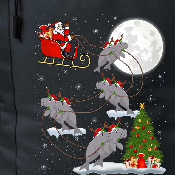 Funny Xmas Lighting Tree Santa Riding Atee Christmas Meaningful Gift Daily Commute Backpack