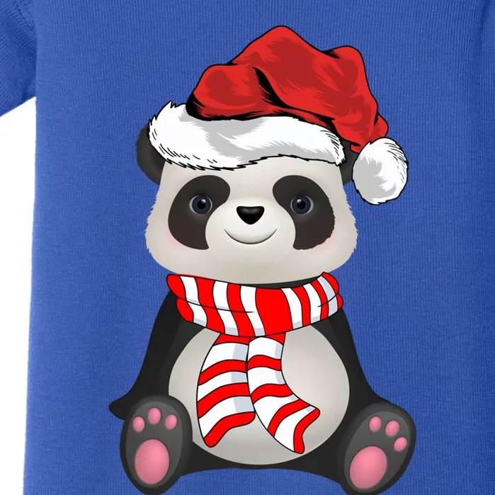 Funny Xmas Matching Family Santa Panda Christmas Cool Gift Baby Bodysuit