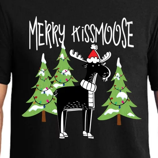 Funny Xmas Moose Pun Merry Moose Gift Clothes Gift Pajama Set