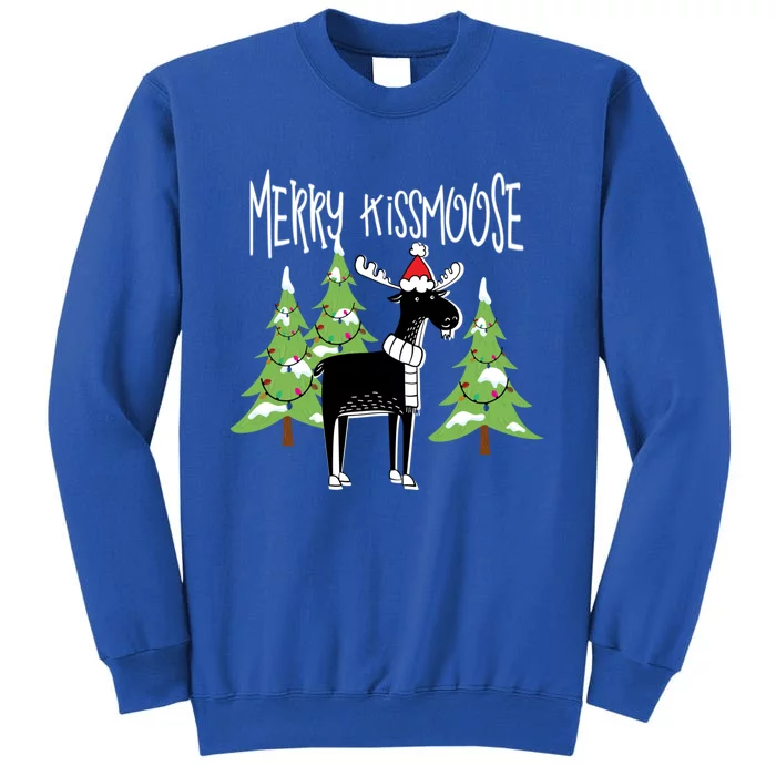 Funny Xmas Moose Pun Merry Moose Gift Clothes Gift Tall Sweatshirt