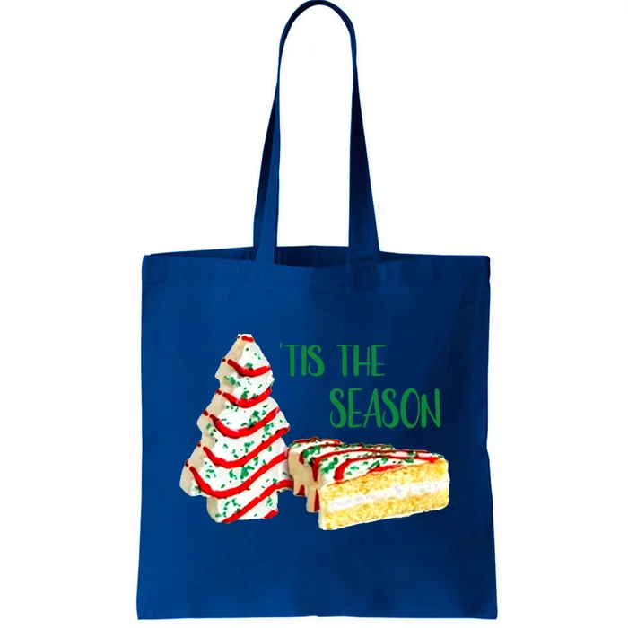 Family Xmas Outfit Cake Lovers Christmas Tree Snack Cake Tee Gift Tote Bag