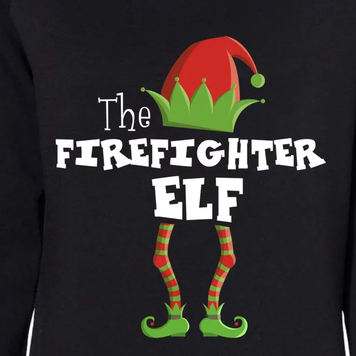 Firefighter Xmas Pajama Gift Womens California Wash Sweatshirt