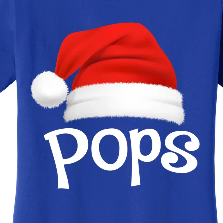 Funny Xmas Pajama Group Matching Pops Christmas Hat Gift Women's T-Shirt